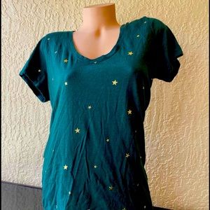 NWT VICTORIA’S SECRET PINK GREEN TEE SIZE LG